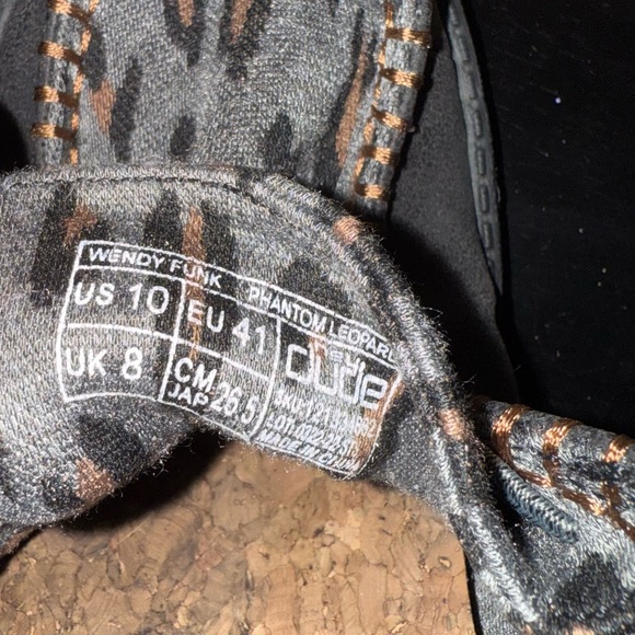 Hey Dude Wendy Funk Phantom Leopard women’s size 10 - Picture 7 of 8